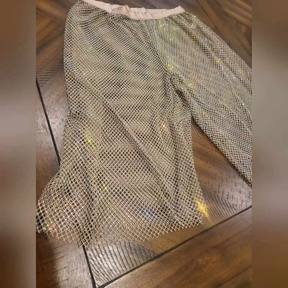 Free People Intimates Filter Finish Shorts Mesh beaded Sizes S